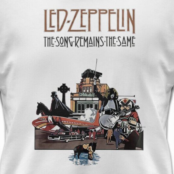 Led Zeppelin Song Remains The Same Album Fan Gift Graphic Rock Band T-Shirt 79 - Picture 2 of 5